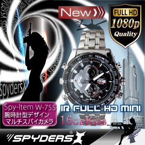 腕時計型ビデオカメラスパイダーズX「W-755」